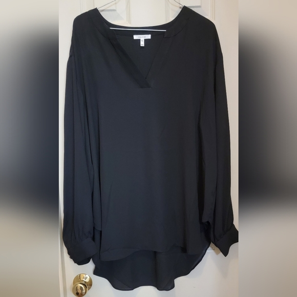 Black Sheer 2X Blouse by Maurices - Picture 4 of 6